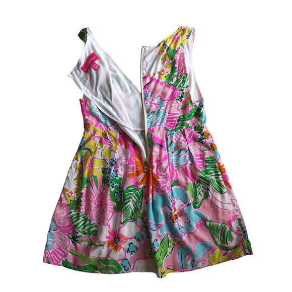 Lilly Pulitzer fot target floral multicolor V-ncek sleeveles tank top size XS - Picture 7 of 11